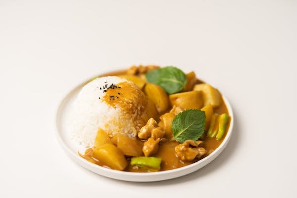 curry con leche de anacardo