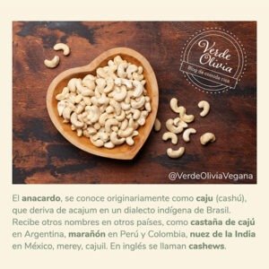 semillas de castañas de cajú o semillas de marañon